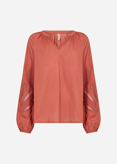 SC-CALISTE 21 Bluse Rostrote