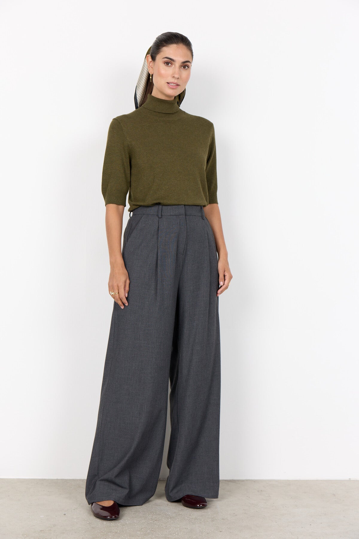 SC-DOLLIE 740 Pullover Dunkelgrün