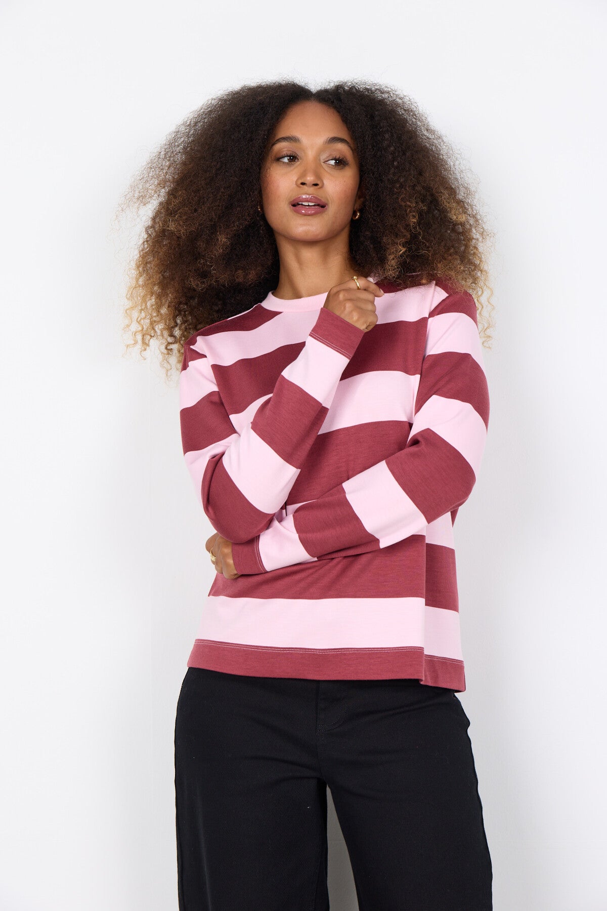 SC-BARNI 47 Bluse Rubinrot