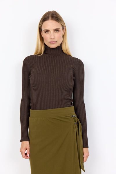 SC-DOLLIE 483 Pullover Dunkelbraun