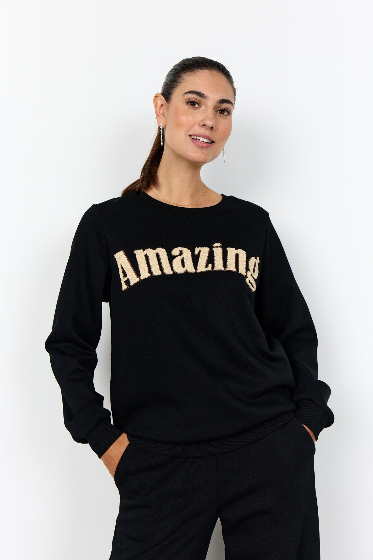 SC-ANGELIN 1 Sweatshirt Schwarz