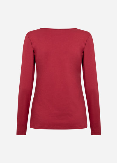 SC-PYLLE 2 T-shirt Dunkelrot