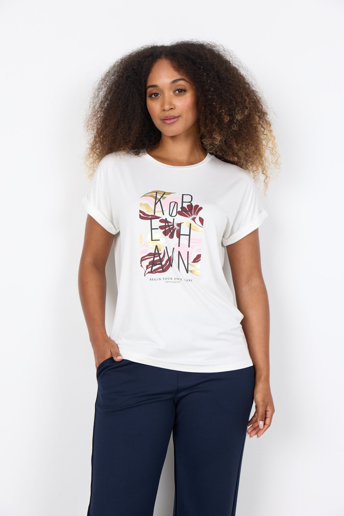 SC-MARICA FP 348 T-shirt Wollweiß