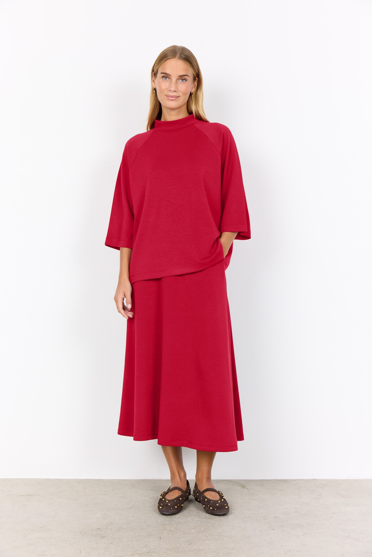 SC-BANU 261 T-shirt Dunkelrot