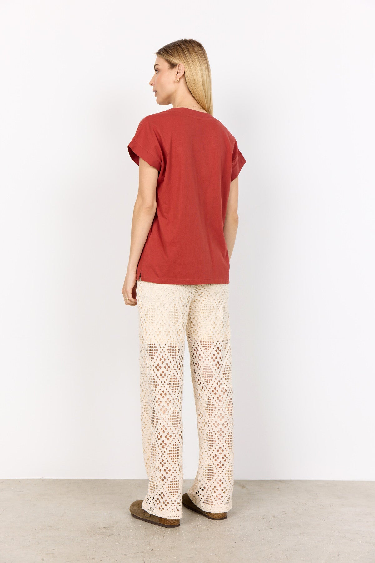 SC-DERBY 27 T-shirt Rostrote