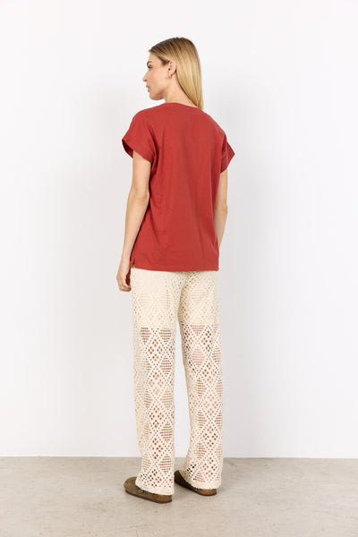 SC-DERBY 27 T-shirt Rostrote