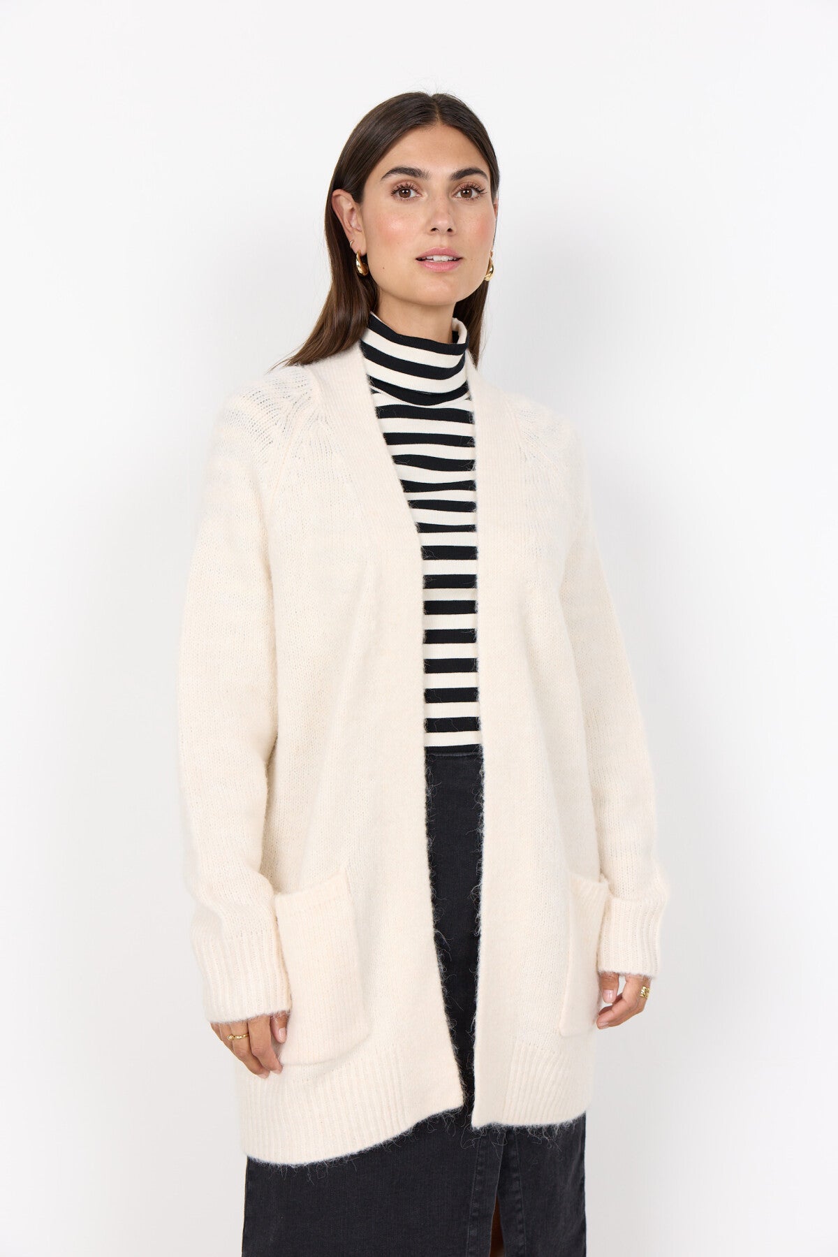 SC-GUNNA 13 Cardigan Creme