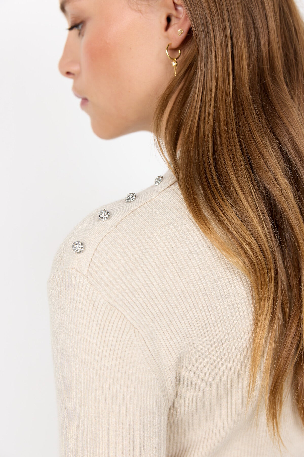 SC-DOLLIE 806 Pullover Creme