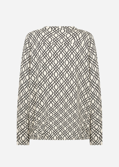 SC-FELICITY AOP 530 Bluse Creme