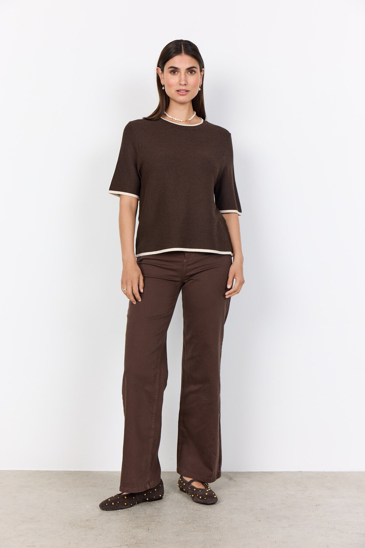 SC-DOLLIE 793 Pullover Dunkelbraun