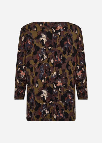 SC-MARICA AOP 342 Bluse Dunkelgrün