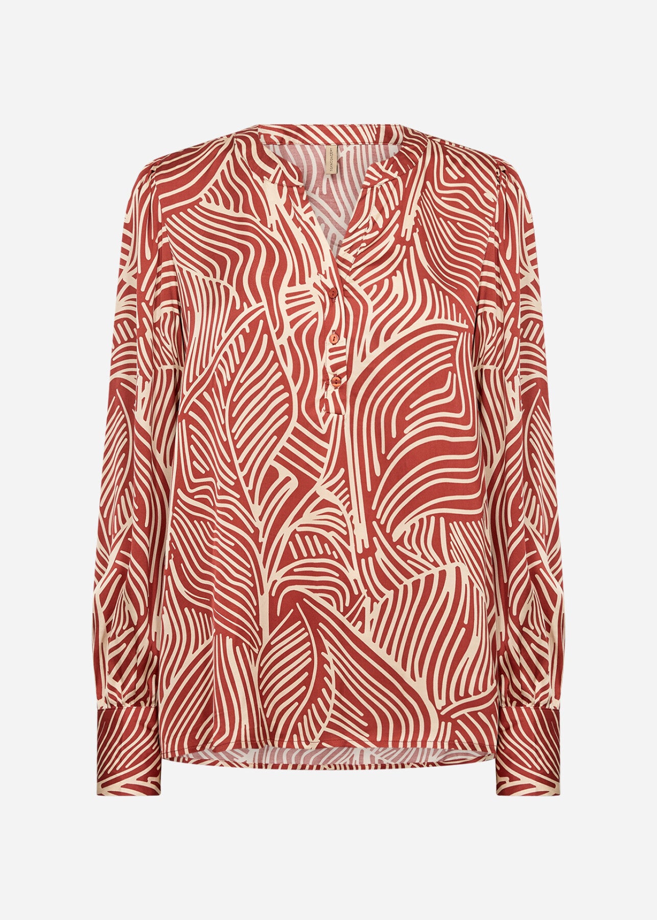 SC-SIGNORA 2 Bluse Rostrote