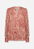 SC-SIGNORA 2 Bluse Rostrote
