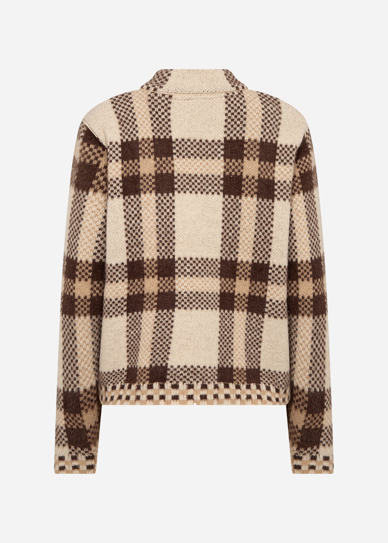 SC-VIBSA 2 Cardigan Dunkler Sand