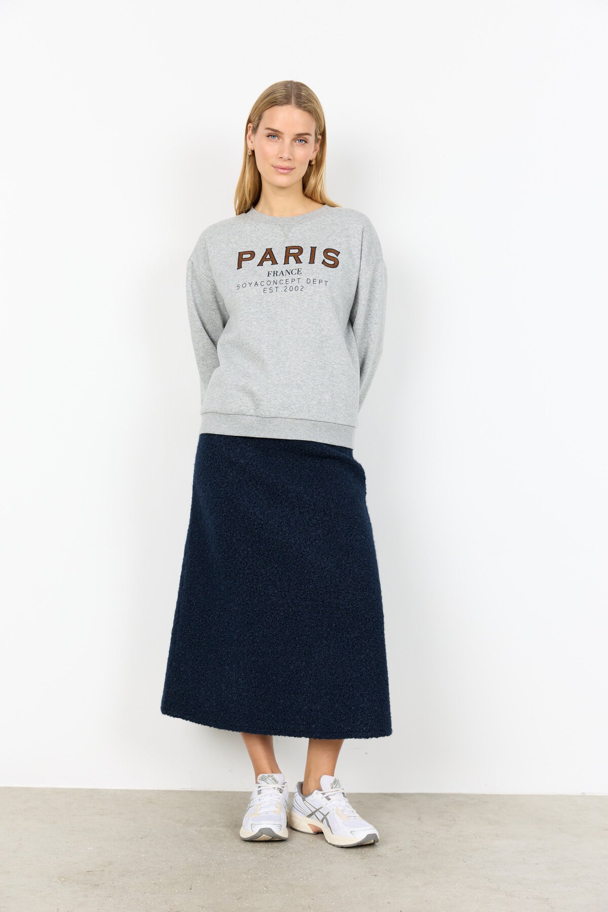 SC-ANGELIN 6 Sweatshirt Hellgrau