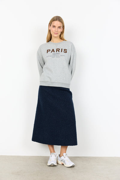 SC-ANGELIN 6 Sweatshirt Hellgrau