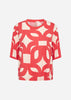 SC-FELICITY AOP 541 T-shirt Rot