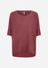 SC-BIARA 96 Bluse Dunkelrot