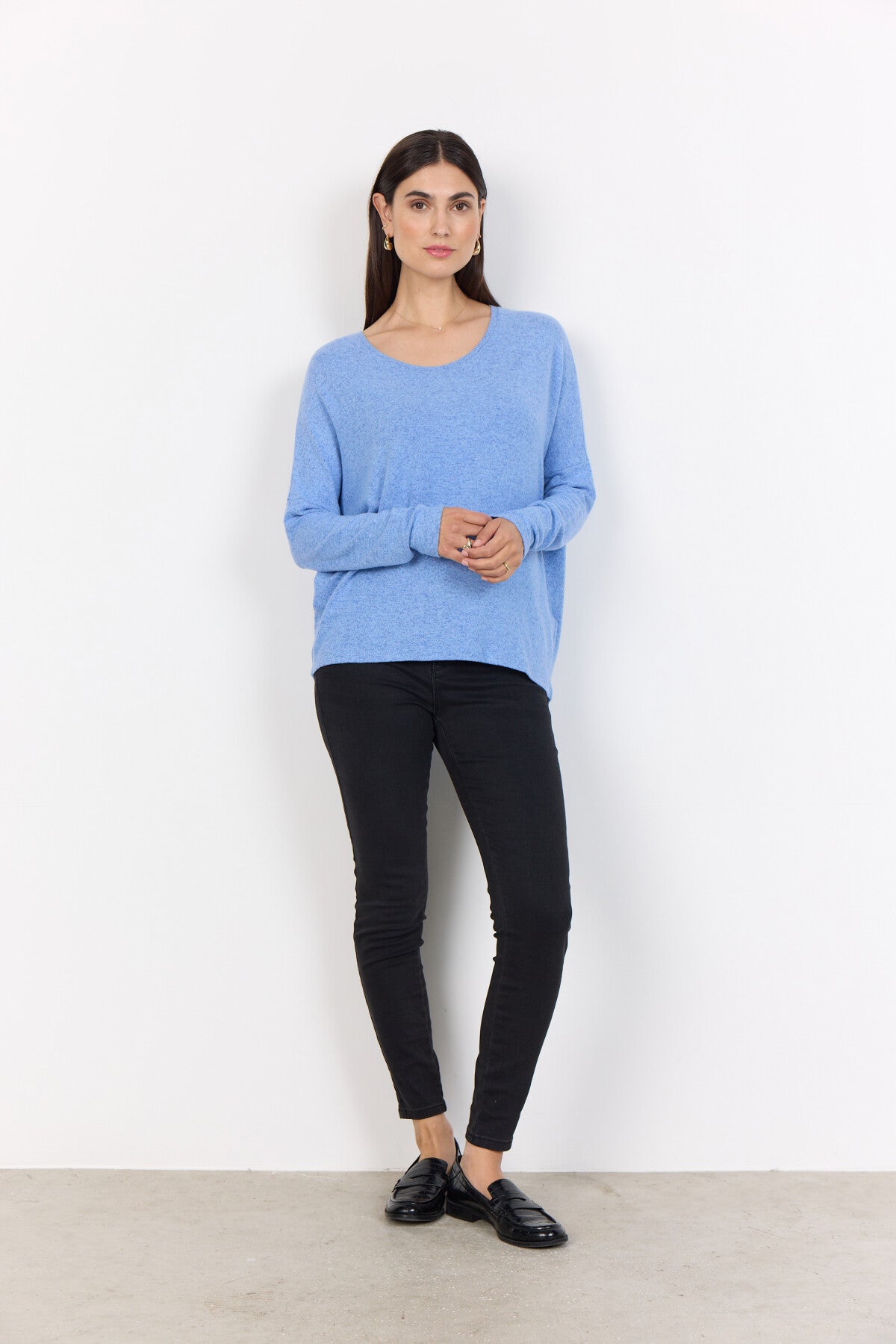 SC-BIARA 1 Bluse Hellblau