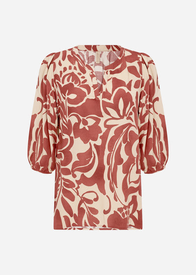 SC-SENTA 1 Bluse Rostrote
