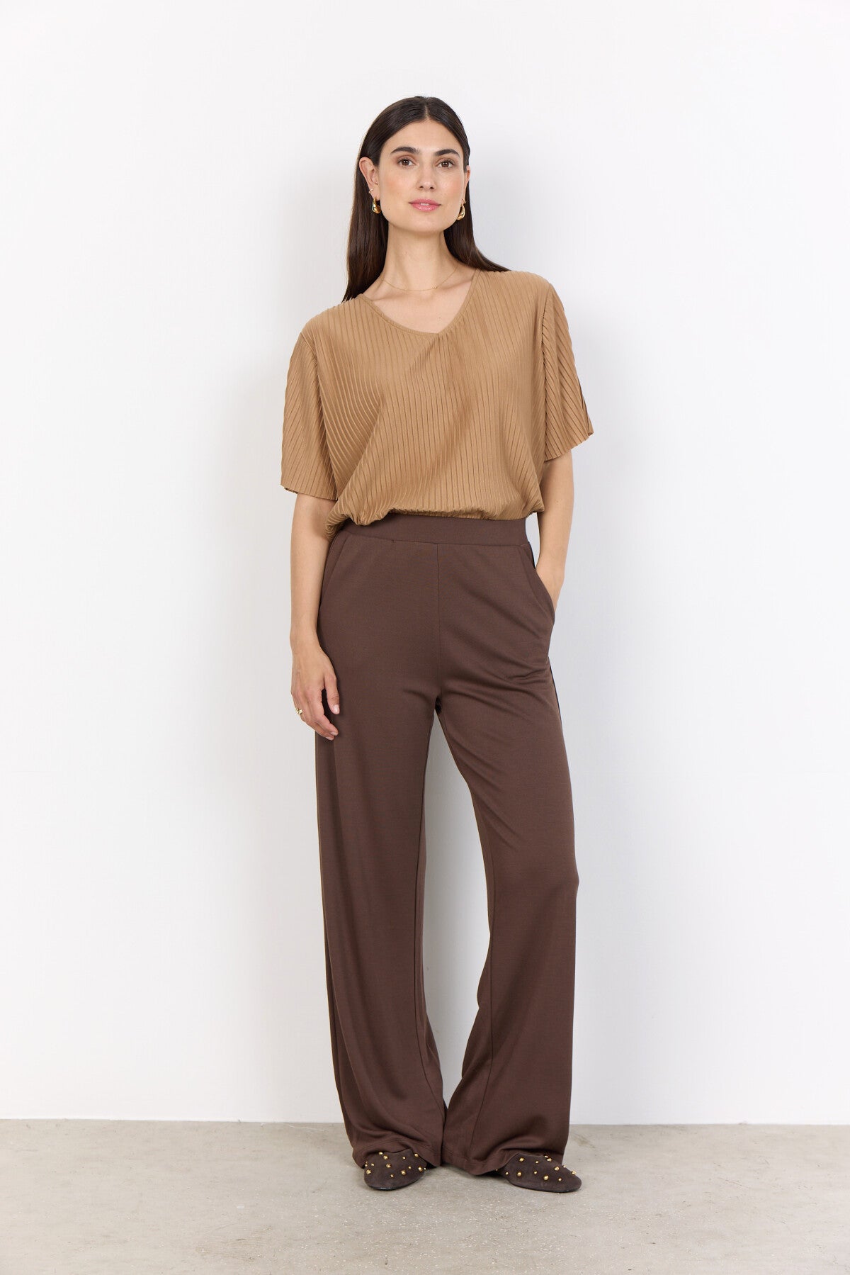 SC-KIRIT 19 Bluse Camel