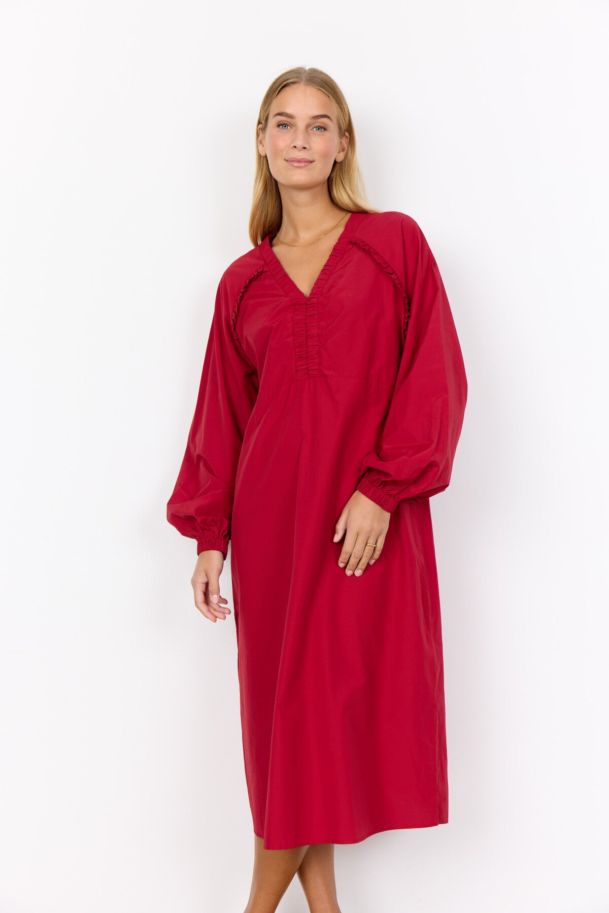 SC-NETTI 111 Kleid Dunkelrot