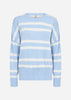 SC-DOLLIE STRIPE 819 Pullover Hellblau