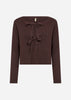 SC-KANITA 26 Cardigan Dunkle Pflaume