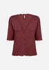 SC-DOLLIE 788 Cardigan Dunkelrot
