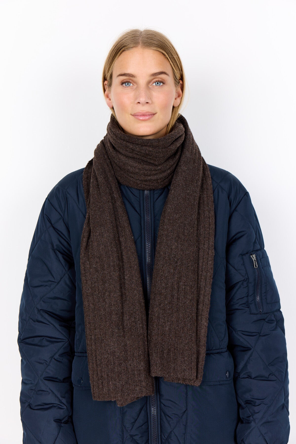 SC-SELANA 5 Schal Dunkelbraun