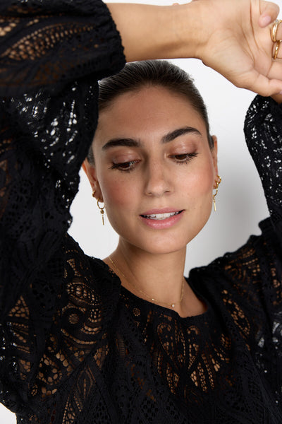 SC-VAHIDA 2 Bluse Schwarz