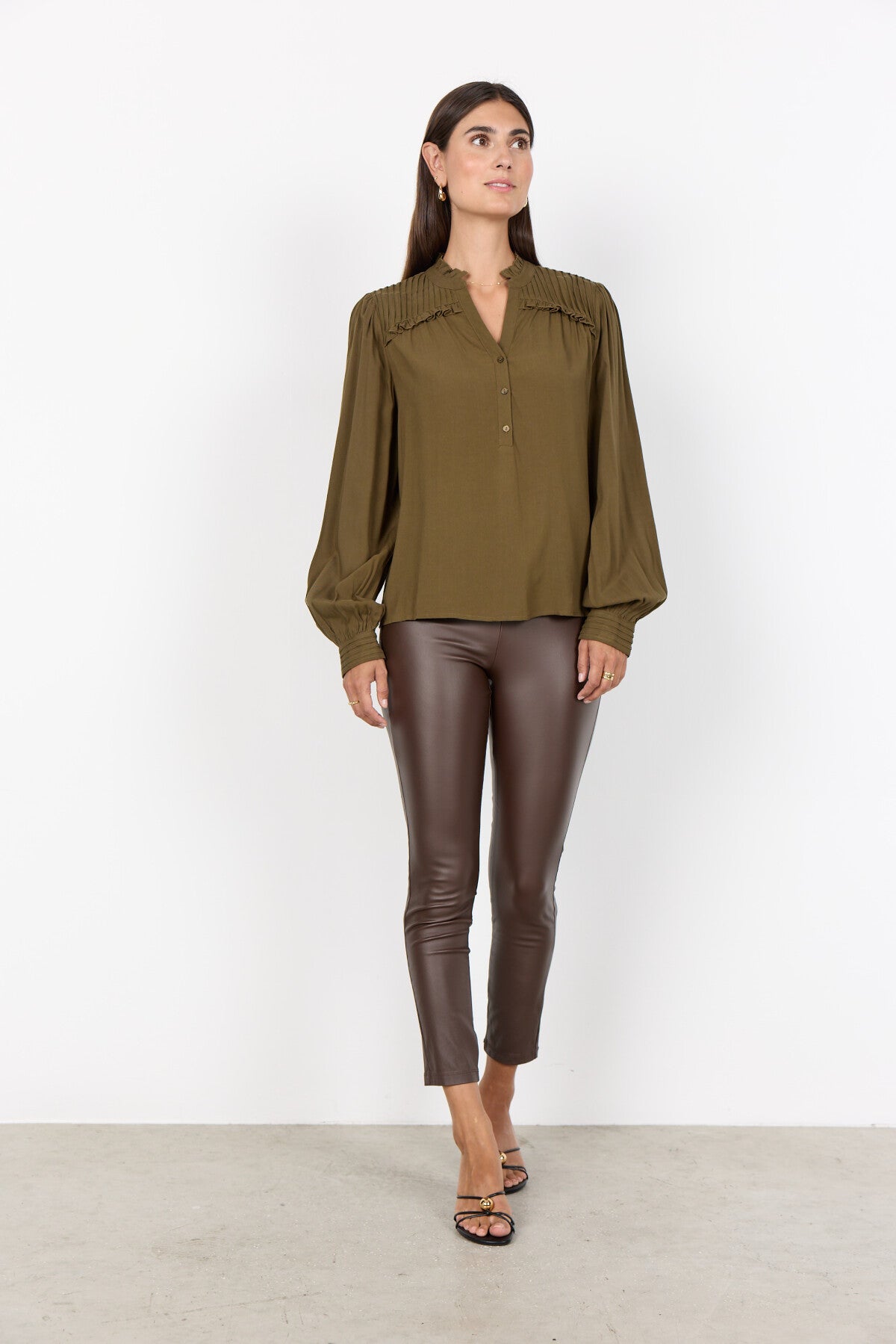 SC-RADIA 222 Bluse Dunkelgrün