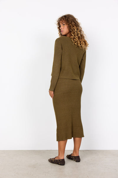 SC-KANITA 26 Cardigan Dunkelgrün