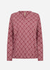 SC-FELICITY AOP 530 Bluse Rubinrot