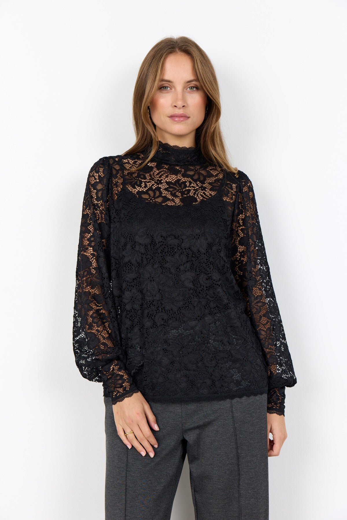 SC-ALGEA 1 Bluse Schwarz