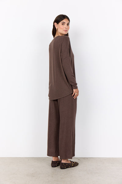 SC-BIARA 90 Bluse Dunkelbraun