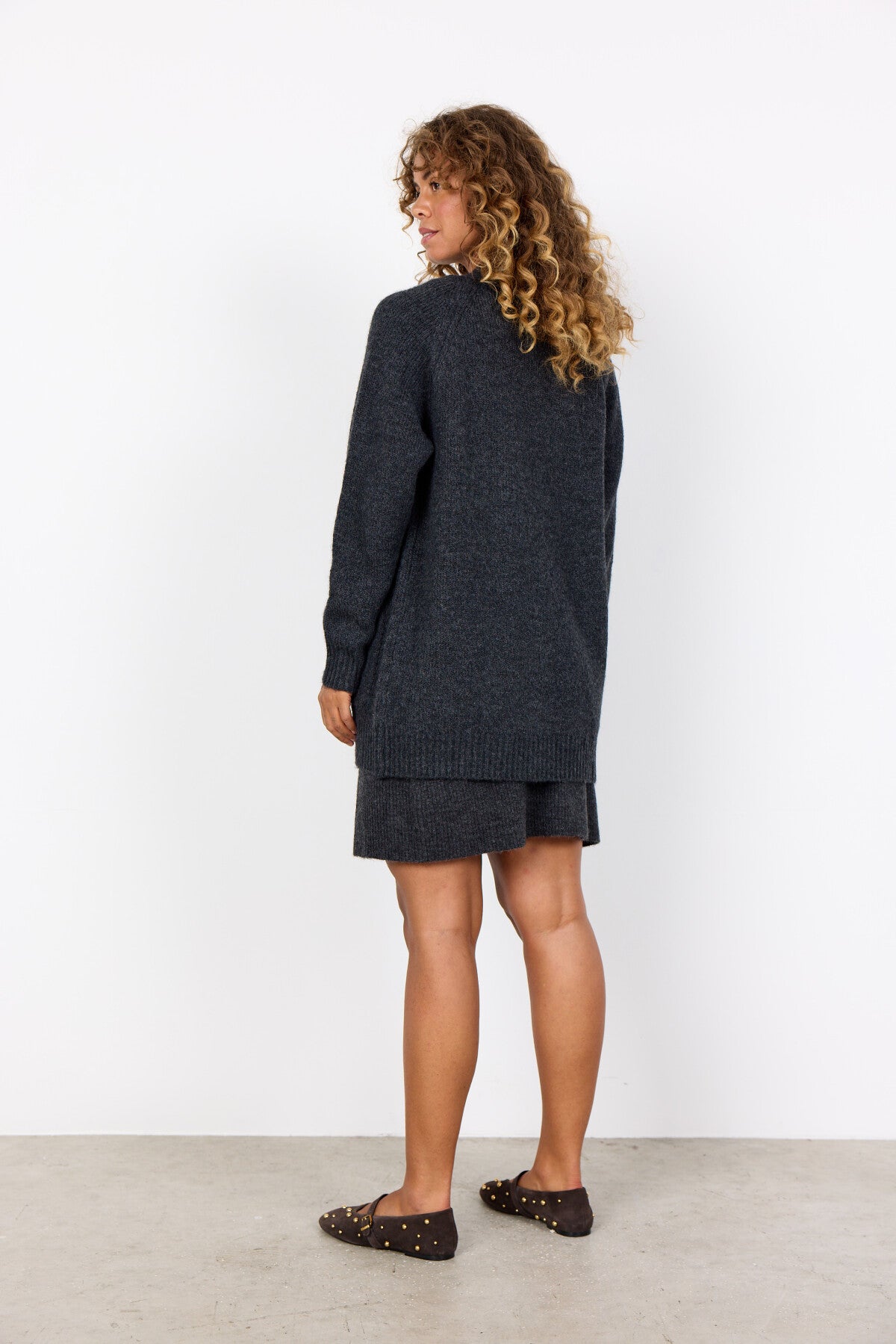 SC-GUNNA 13 Cardigan Dunkelgrau