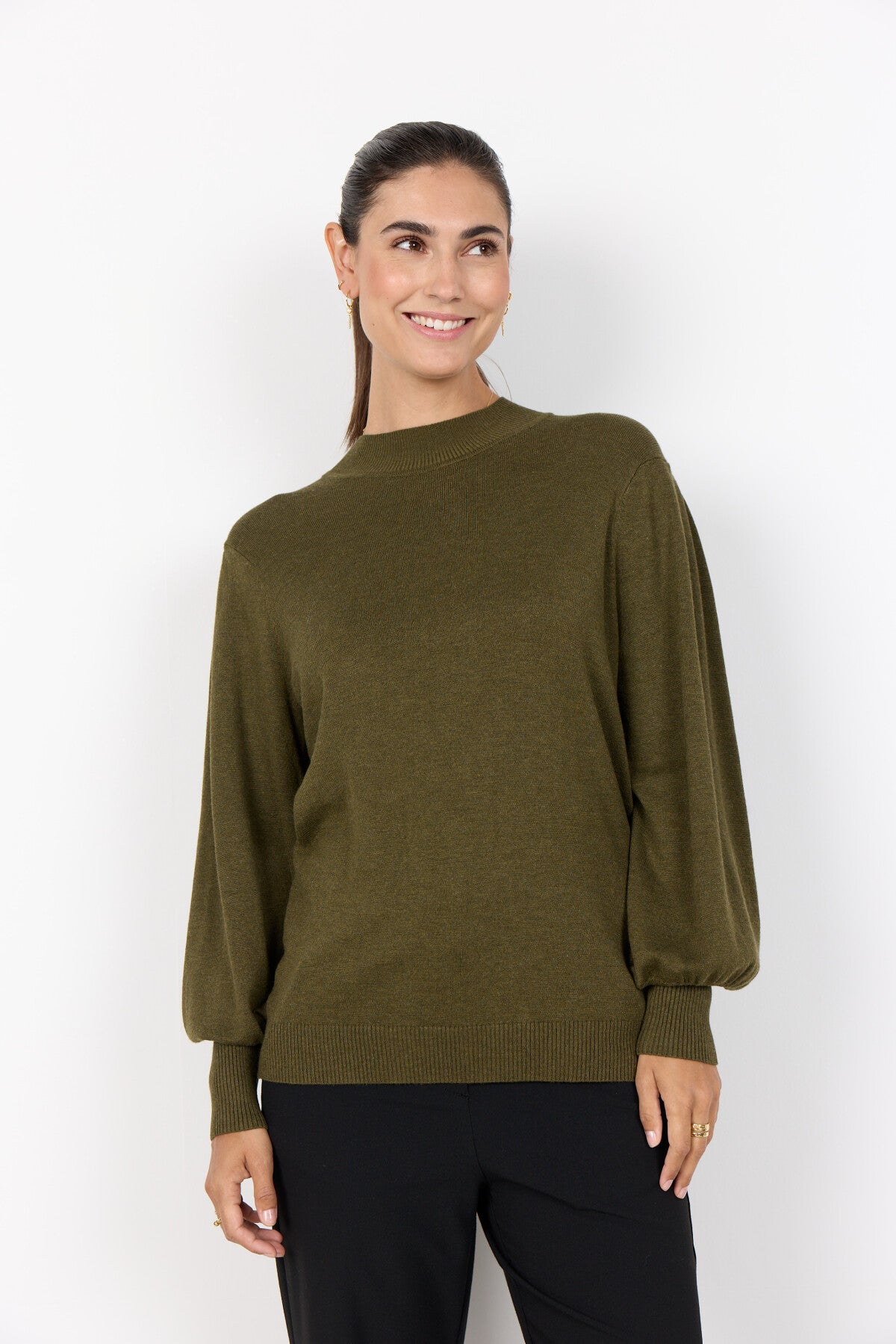 SC-DOLLIE 666 Pullover Dunkelgrün