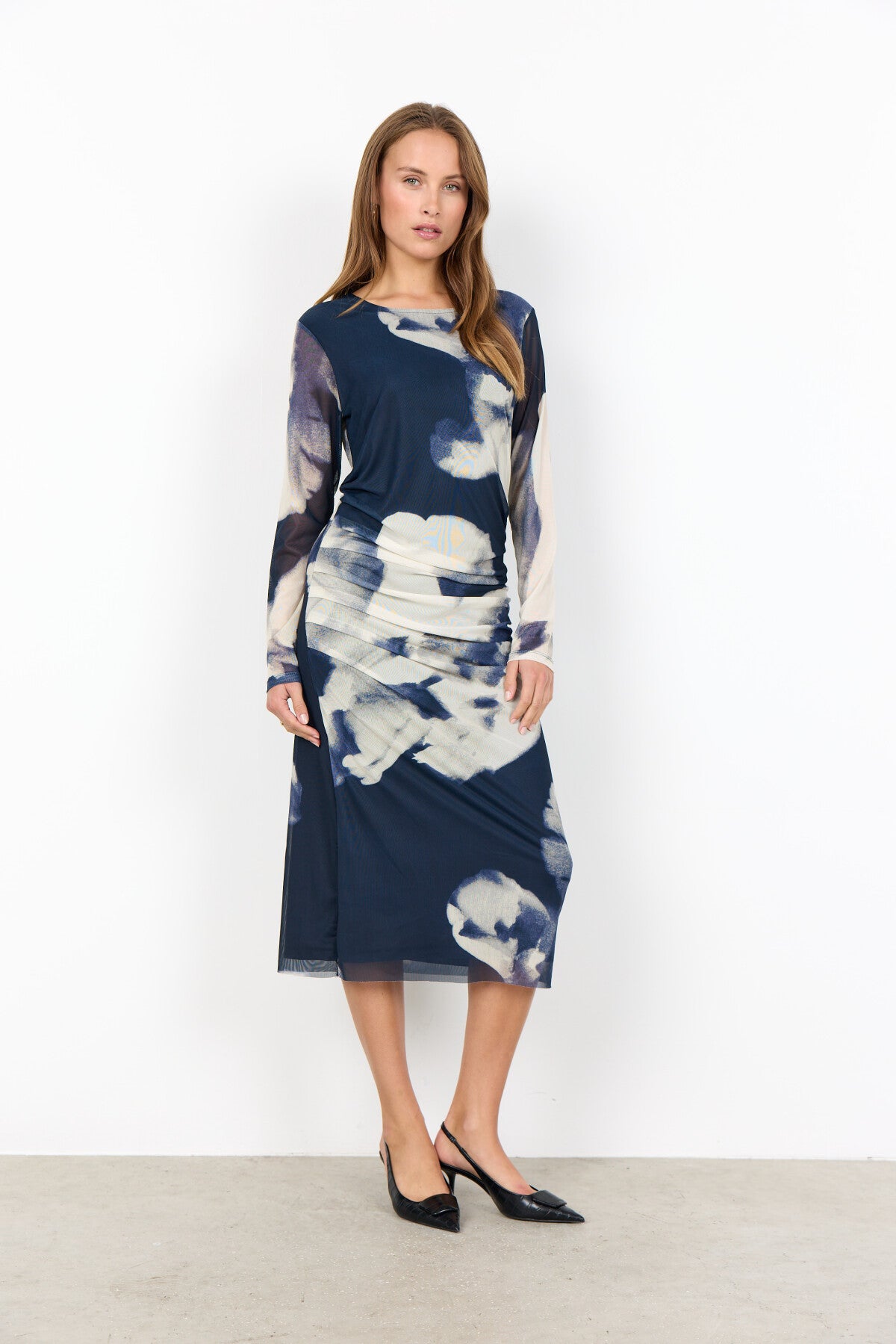 SC-ALDA AOP 59 Kleid Dunkelblau