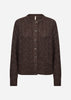 SC-HEIDA 2 Cardigan Dunkle Pflaume