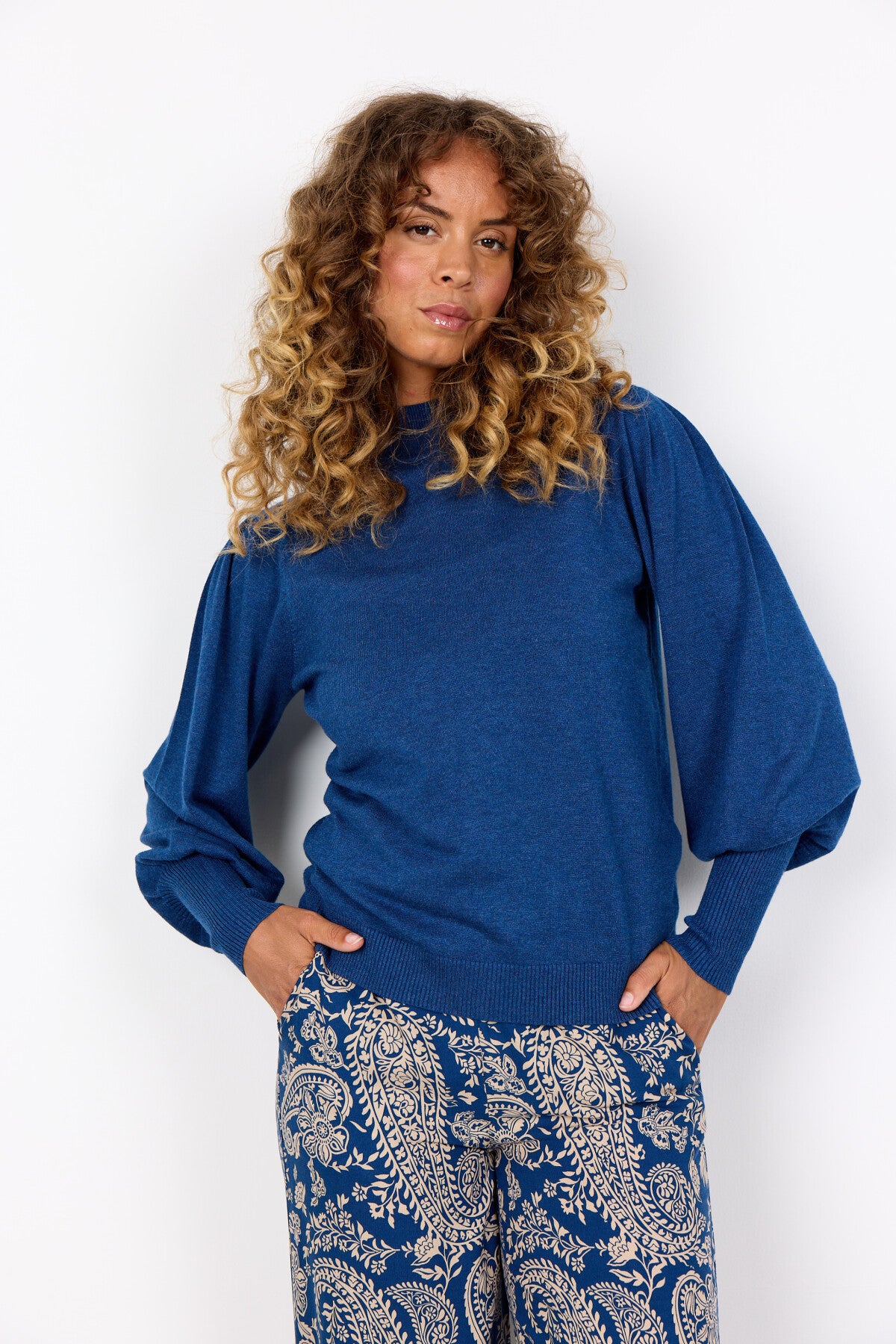 SC-DOLLIE 666 Pullover Dunkelblau