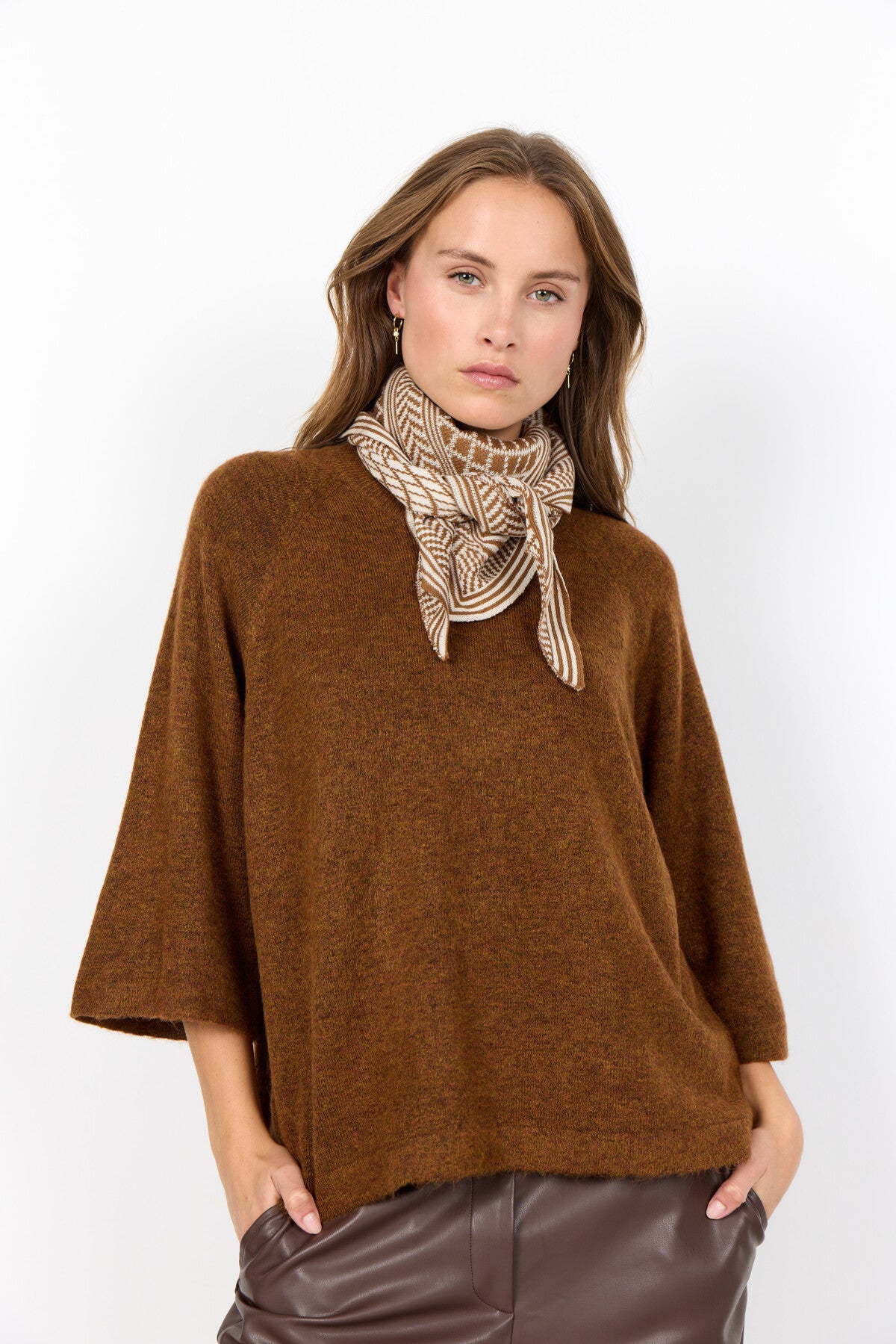 SC-BUKET 13 Schal Braun