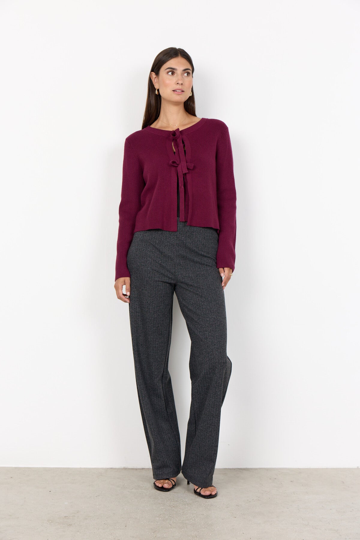 SC-KANITA 26 Cardigan Bordeaux