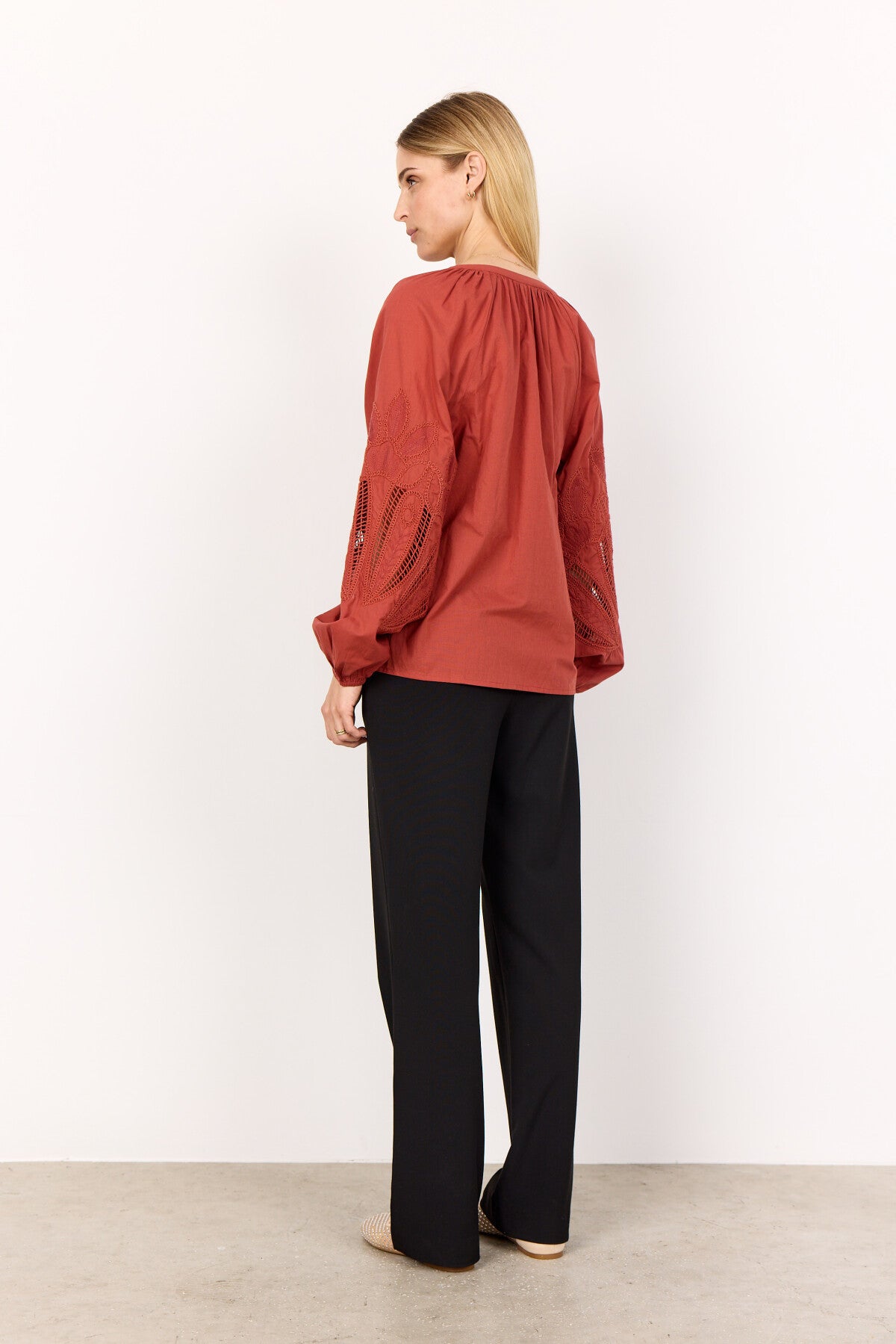 SC-CALISTE 21 Bluse Rostrote