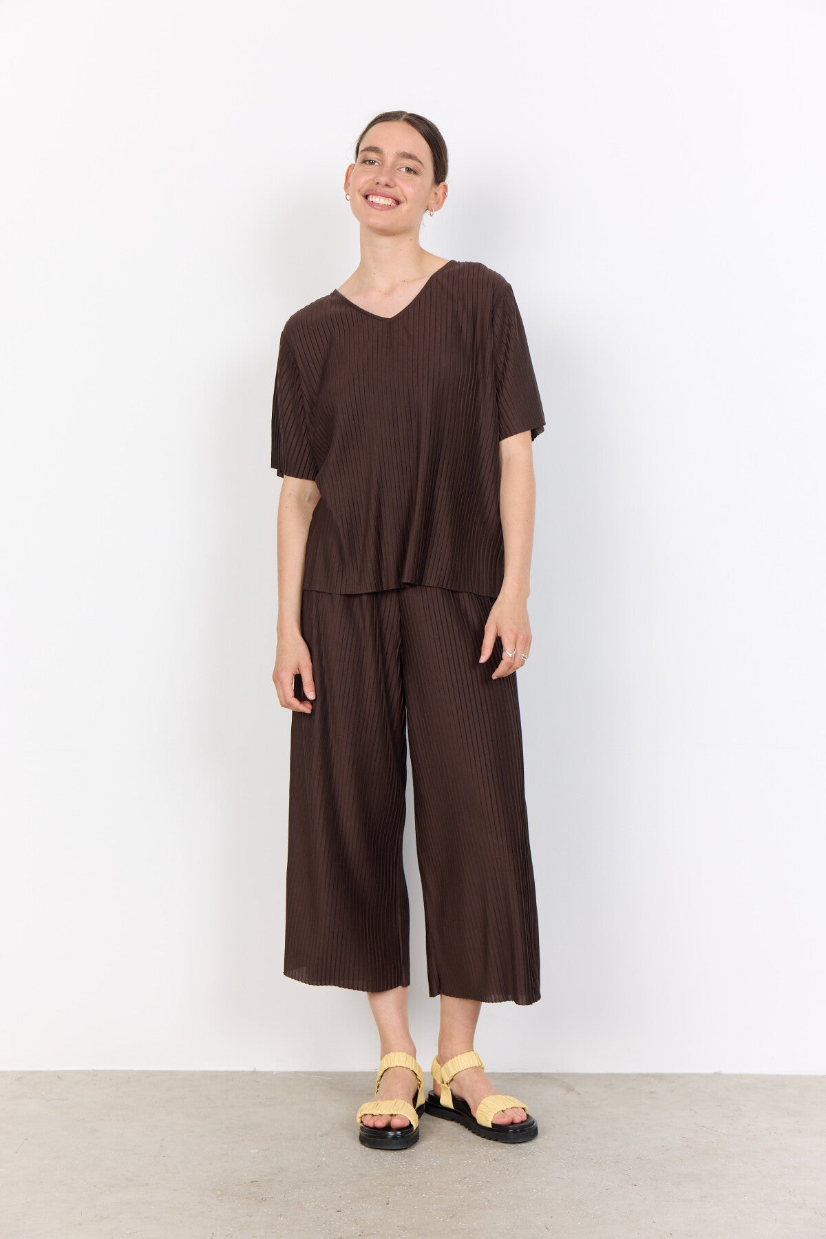 SC-KIRIT 19 Bluse Dunkelbraun