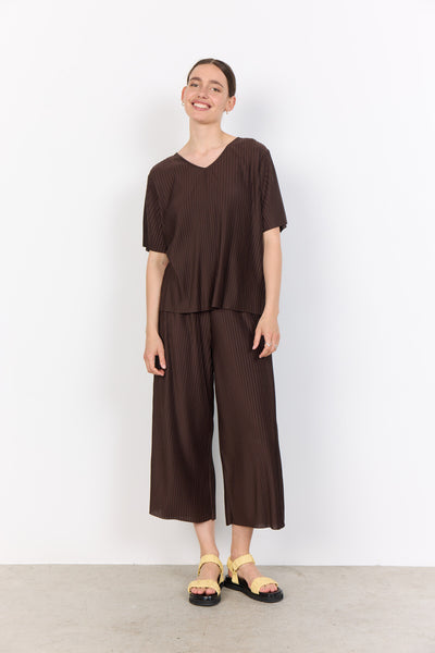 SC-KIRIT 19 Bluse Dunkelbraun