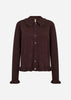 SC-HELDA 3 Cardigan Dunkle Pflaume