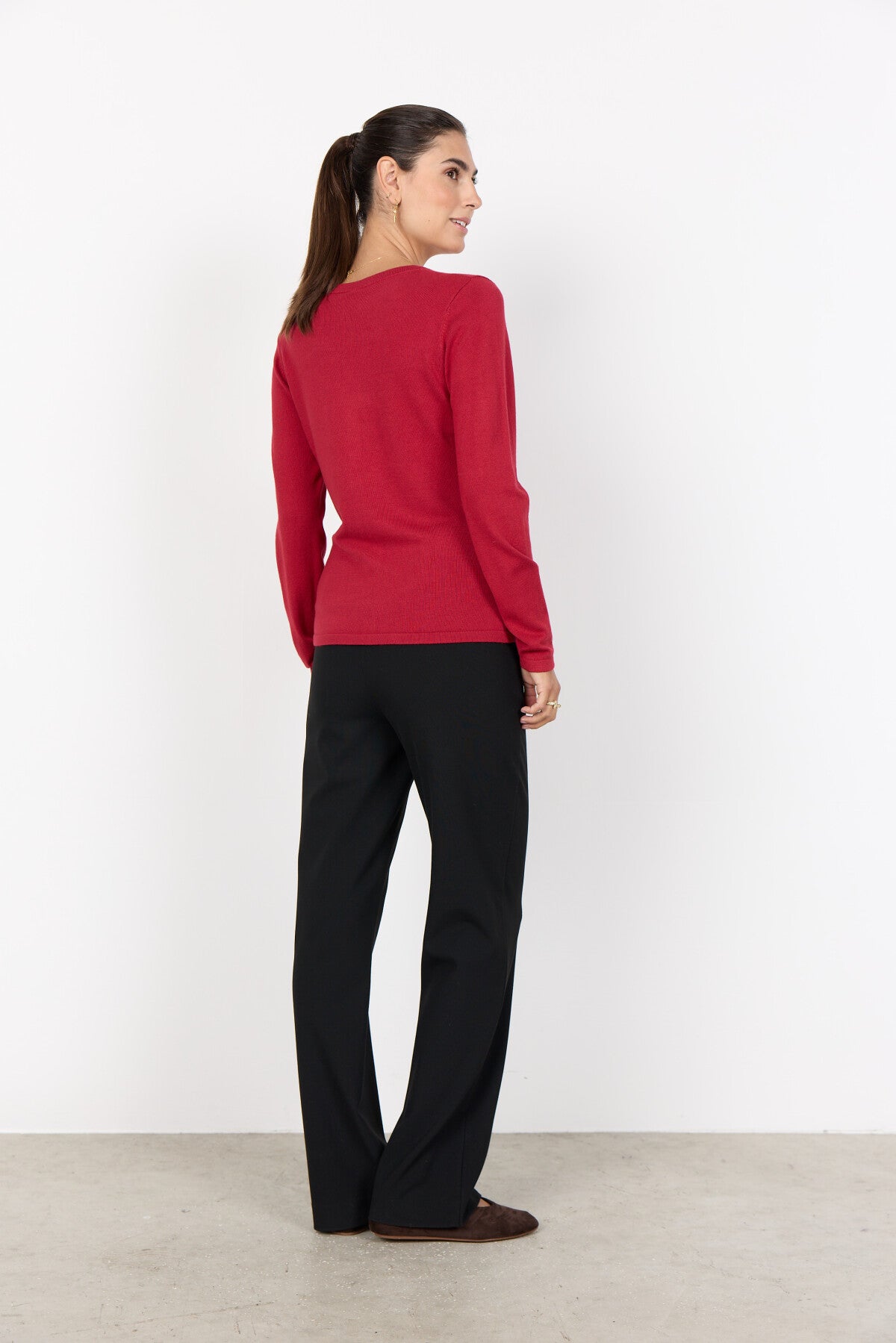 SC-DOLLIE 446 Cardigan Dunkelrot