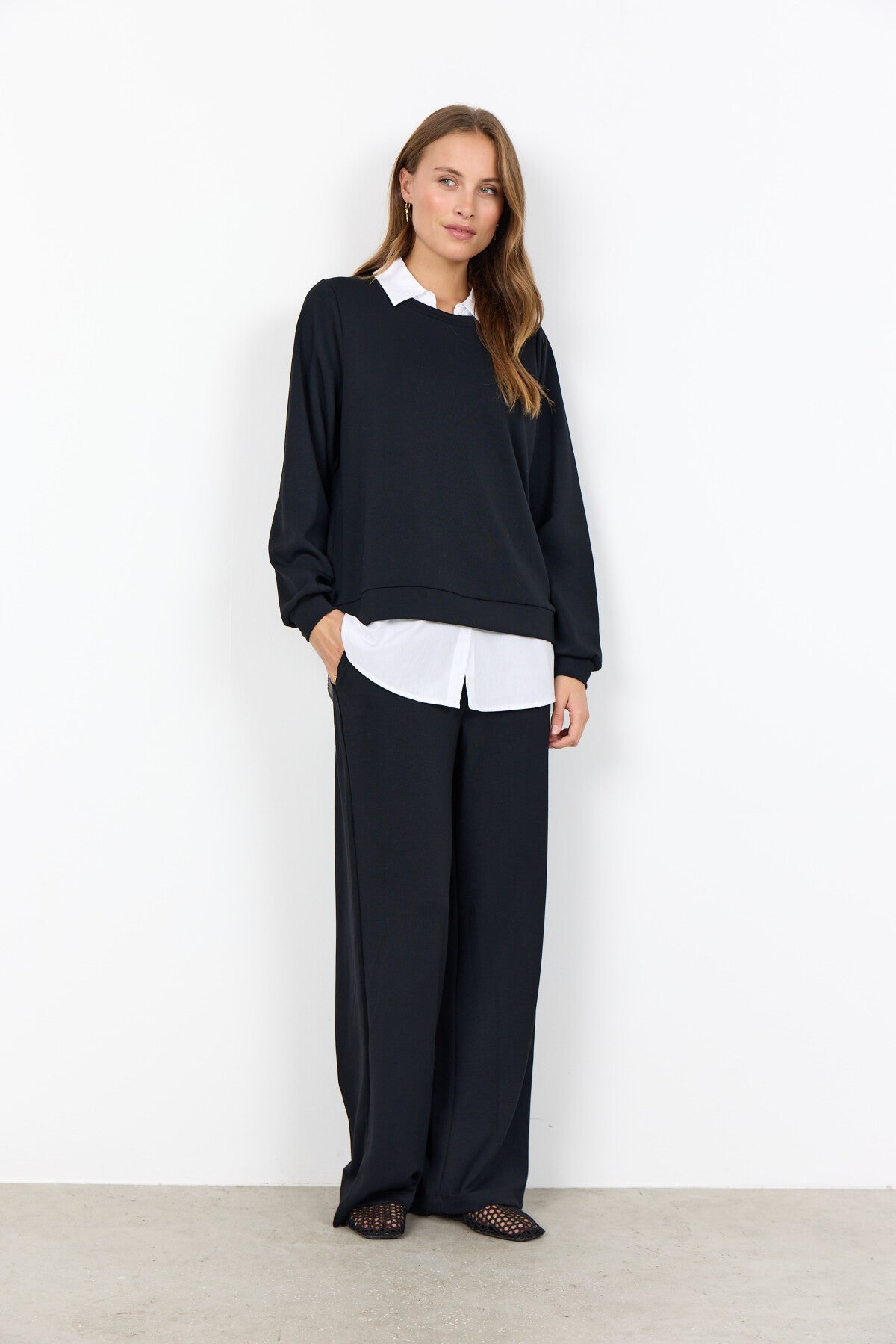 SC-BANU 271 Bluse Schwarz