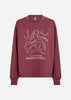 SC-BANU 317 Sweatshirt Dunkelrot